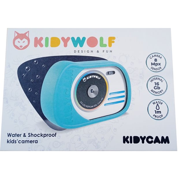 Παιδικη Φωτογραφικη Μηχανη Kidycam Cyan - KIDYCAM-CY