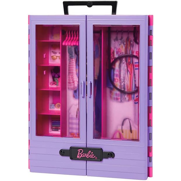 Barbie Κουκλα & Ντουλαπα Mattel - HJL66