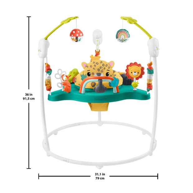 Fisher Price Jumperoo 2.0 Leaping Λεοπαρδαλη - HND47