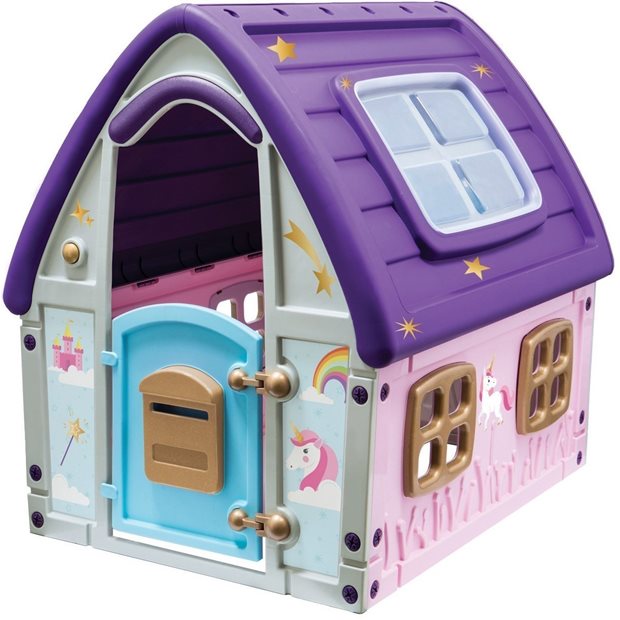 Παιδικο Σπιτακι Κηπου Unicorn Grand House Μωβ - 22561