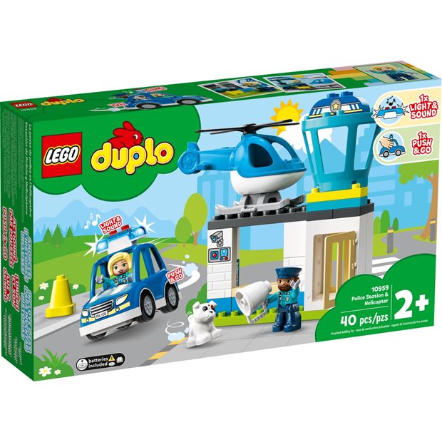 Lego Duplo Police Station & Helicopter - 10959