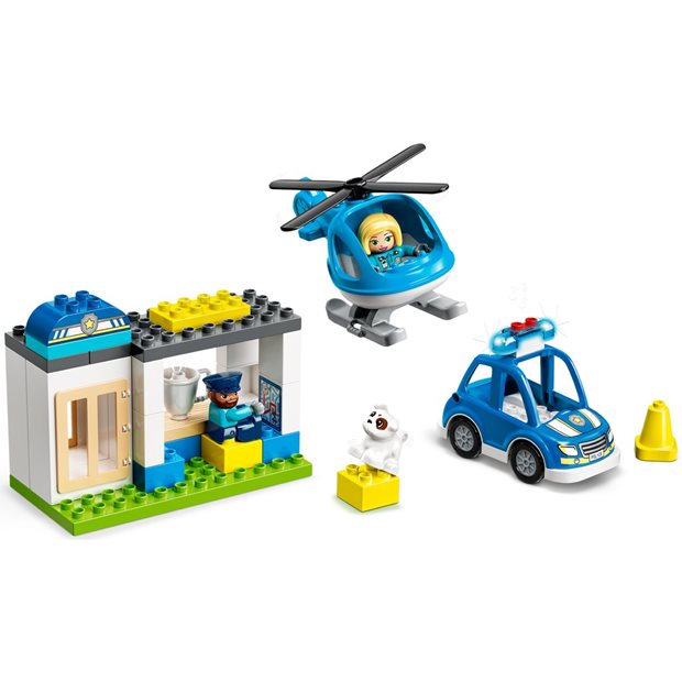 Lego Duplo Police Station & Helicopter - 10959
