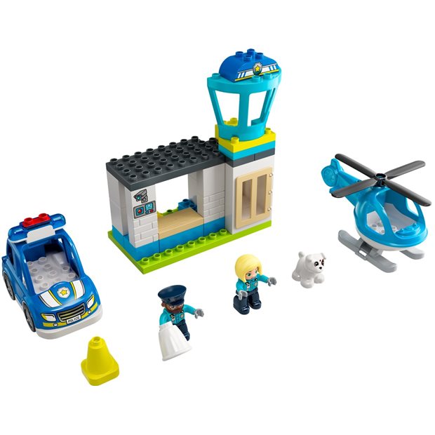 Lego Duplo Police Station & Helicopter - 10959