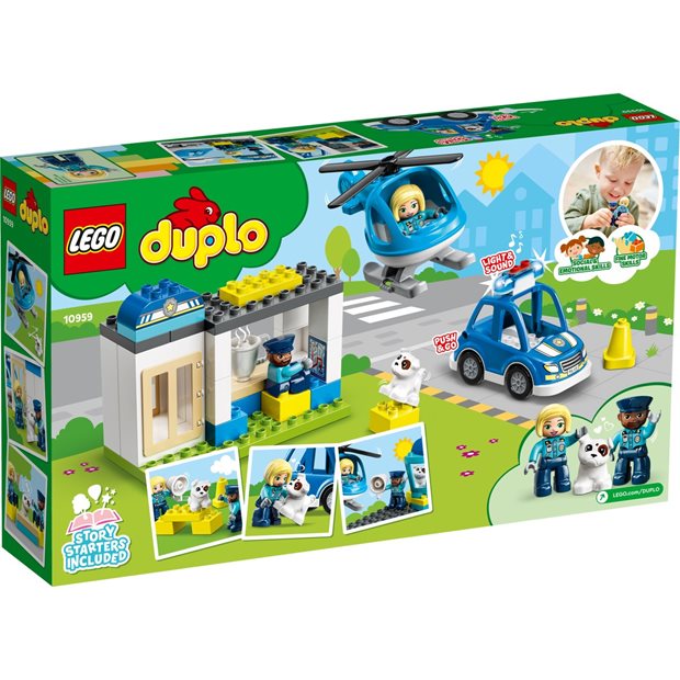 Lego Duplo Police Station & Helicopter - 10959