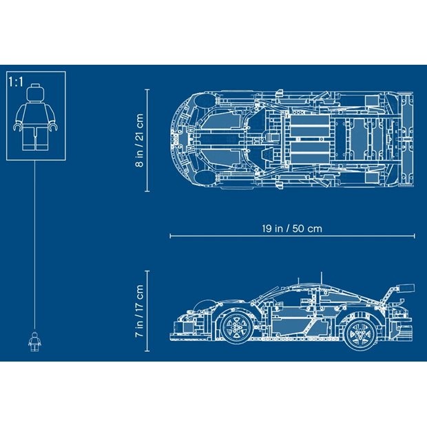 Lego Technic Porsche 911 RSR - 42096