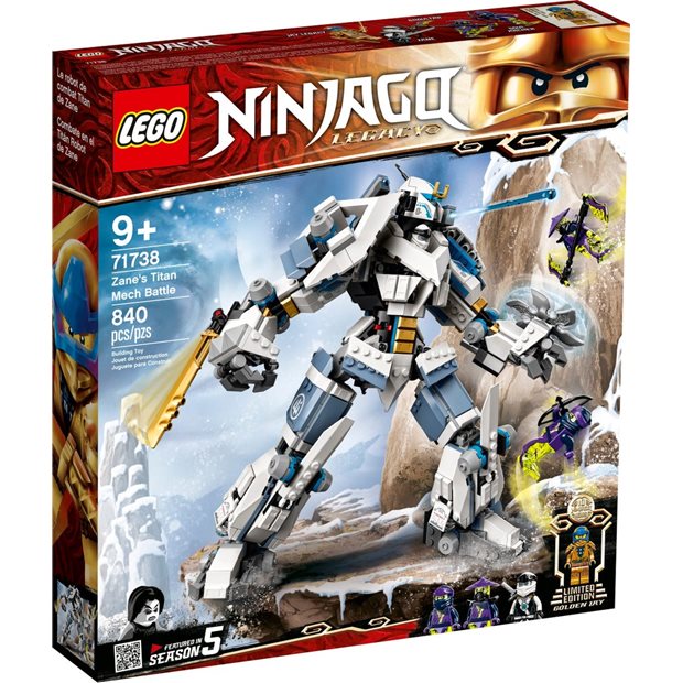 Lego Ninjago Zane's Titan Mech Battle - 71738