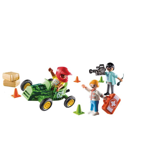 Playmobil Duck On Call Επιχείρηση Διάσωσης Διάσωση Στα Go-Kart - 70919