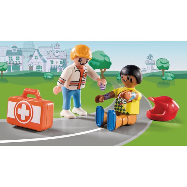 Playmobil Duck On Call Επιχείρηση Διάσωσης Διάσωση Στα Go-Kart - 70919