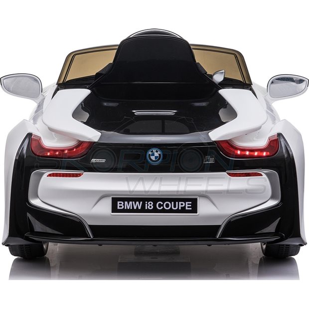 Ηλεκτροκίνητο Αυτοκίνητο BMW i8 Original License 12V - Λευκό | Skorpion Wheels - 5246002