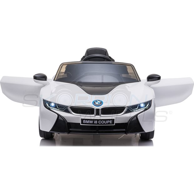 Ηλεκτροκίνητο Αυτοκίνητο BMW i8 Original License 12V - Λευκό | Skorpion Wheels - 5246002