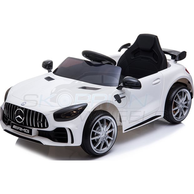 Ηλεκτροκίνητο Αυτοκίνητο Mercedes Benz GTR Original License 12V - Λευκό | Skorpion Wheels - 5246005