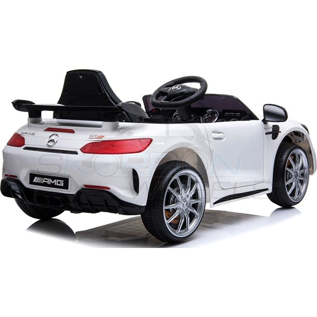Ηλεκτροκίνητο Αυτοκίνητο Mercedes Benz GTR Original License 12V - Λευκό | Skorpion Wheels - 5246005