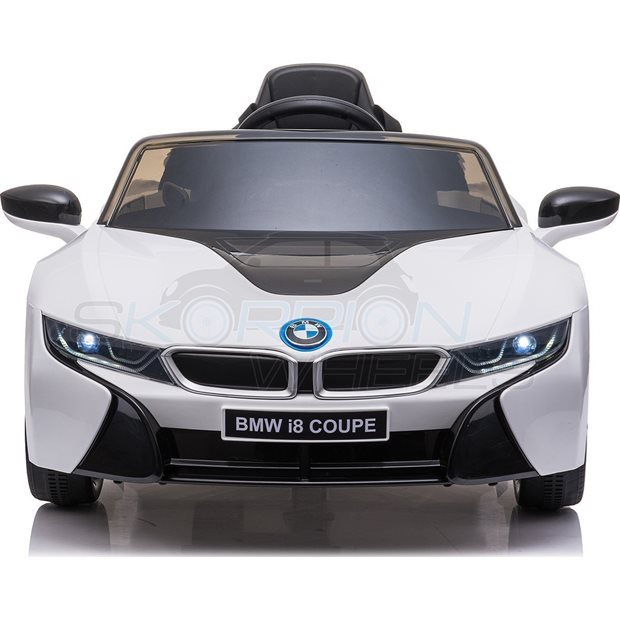Ηλεκτροκίνητο Αυτοκίνητο BMW i8 Original License 12V - Λευκό | Skorpion Wheels - 5246002
