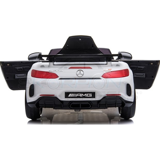Ηλεκτροκίνητο Αυτοκίνητο Mercedes Benz GTR Original License 12V - Λευκό | Skorpion Wheels - 5246005