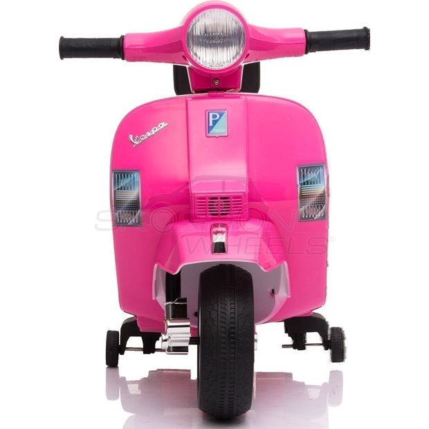 Ηλεκτροκίνητη Μηχανή Piaggio Vespa Original License 6V Ροζ | Skorpion Wheels - 5245008