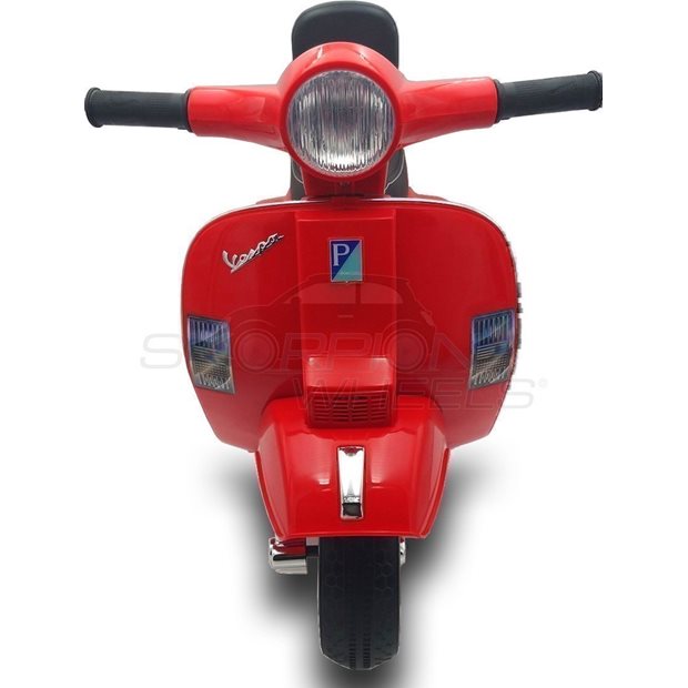 Ηλεκτροκίνητη Μηχανή Piaggio Vespa Original License 6V Κόκκινη | Skorpion Wheels - 5245008