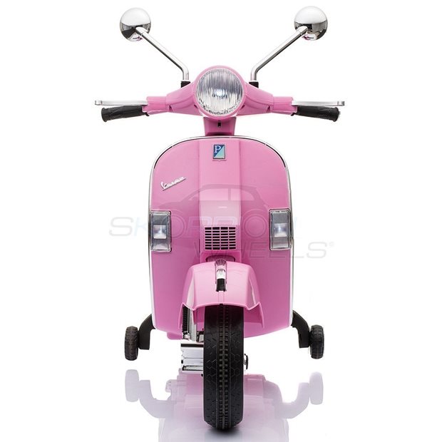 Ηλεκτροκίνητη Μηχανή Piaggio Vespa Original License 12V Ροζ | Skorpion Wheels - 5245050