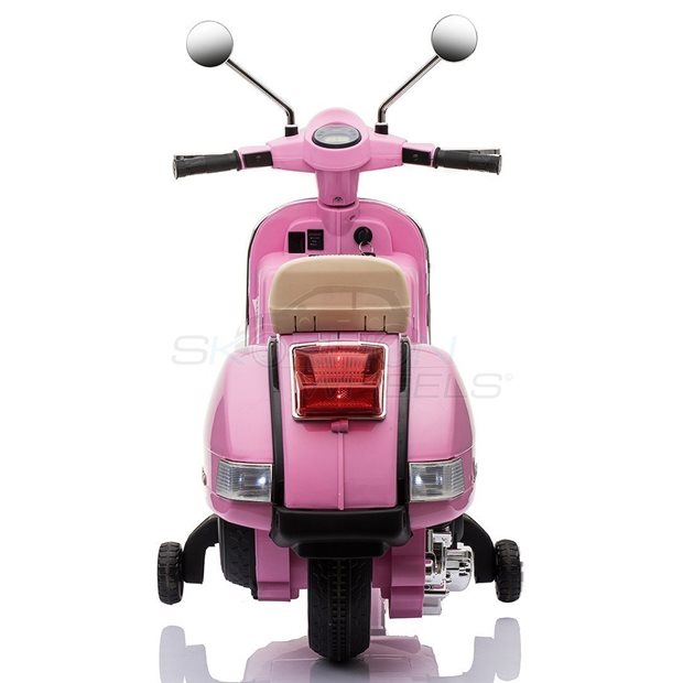 Ηλεκτροκίνητη Μηχανή Piaggio Vespa Original License 12V Ροζ | Skorpion Wheels - 5245050