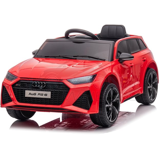 Ηλεκτροκίνητο Αυτοκίνητο Audi RS6 Original License 12V - Κόκκινο | Skorpion Wheels - 52460361