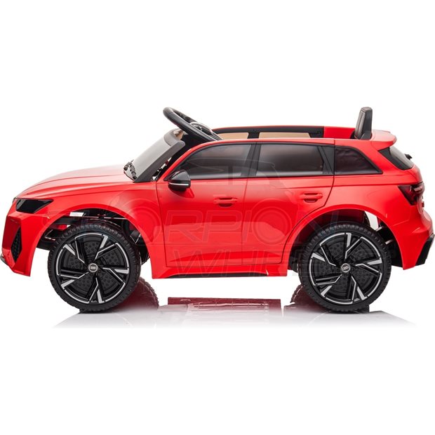 Ηλεκτροκίνητο Αυτοκίνητο Audi RS6 Original License 12V - Κόκκινο | Skorpion Wheels - 52460361