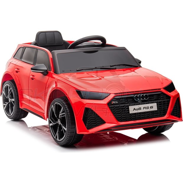 Ηλεκτροκίνητο Αυτοκίνητο Audi RS6 Original License 12V - Κόκκινο | Skorpion Wheels - 52460361