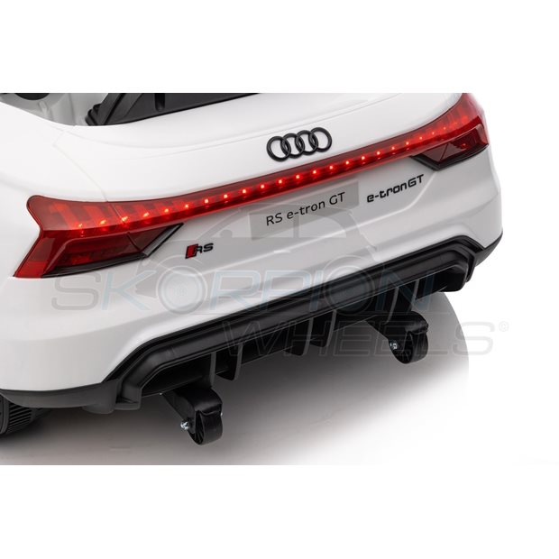 Ηλεκτροκίνητο Αυτοκίνητο Audi RS E-Tron GT Original License 12V - Λευκό | Skorpion Wheels - 5246037