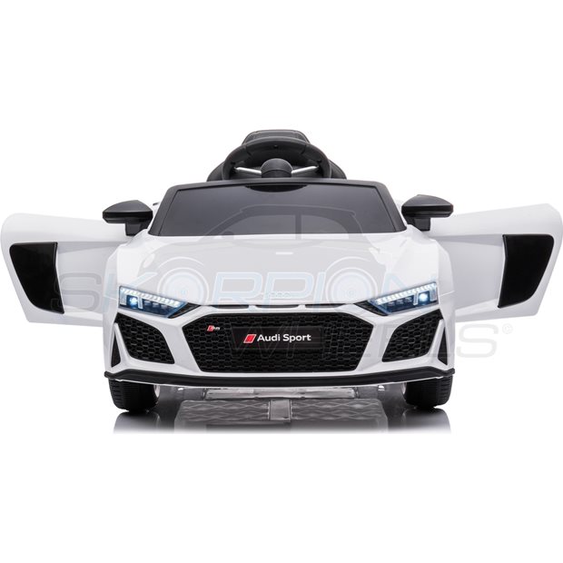 Ηλεκτροκινητο Audi R8 Spyder 12V Skorpion Λευκο - 5246029