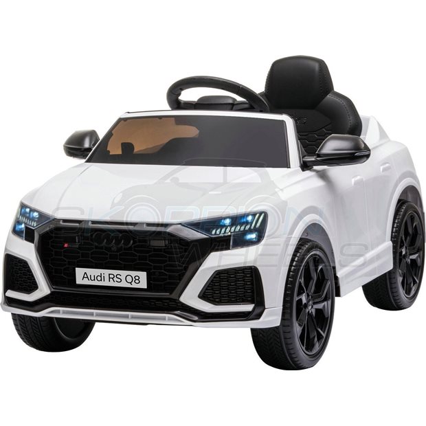 Ηλεκτροκίνητο Αυτοκίνητο Audi RS Q8 Original License 12V Λευκό | Skorpion Wheels - 5246078
