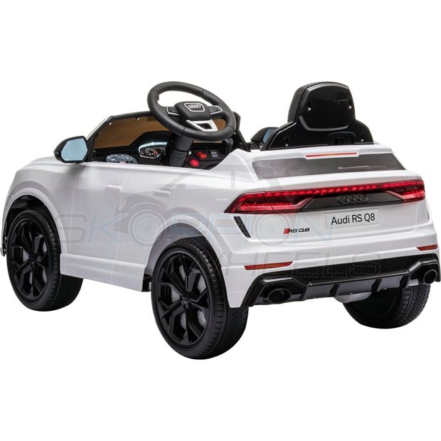 Ηλεκτροκίνητο Αυτοκίνητο Audi RS Q8 Original License 12V Λευκό | Skorpion Wheels - 5246078