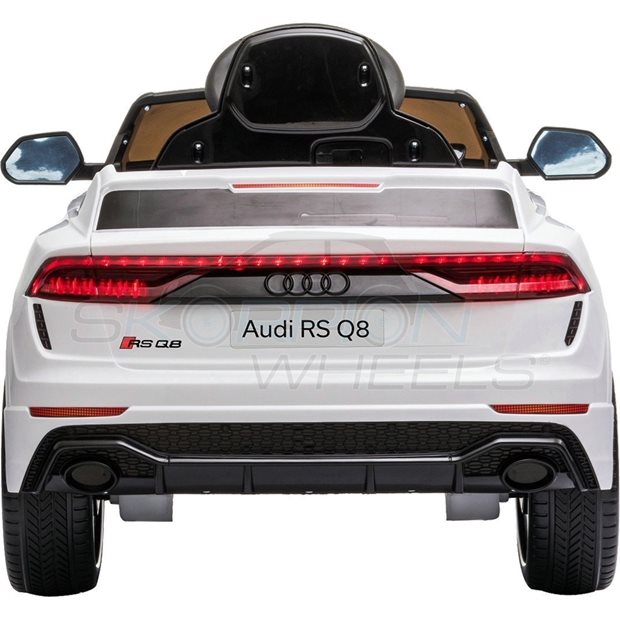 Ηλεκτροκίνητο Αυτοκίνητο Audi RS Q8 Original License 12V Λευκό | Skorpion Wheels - 5246078