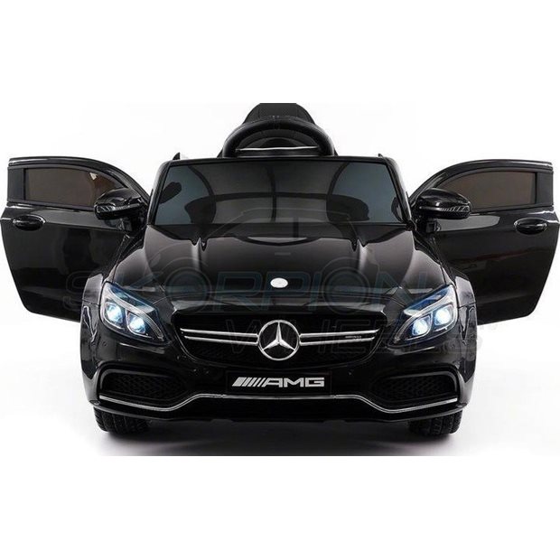 Ηλεκτροκίνητο Αυτοκίνητο Mercedes Benz C63s Original 12V - Μαύρο | Skorpion Wheels - 5246063