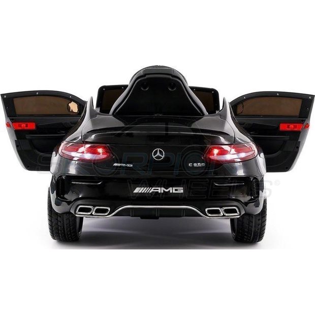 Ηλεκτροκίνητο Αυτοκίνητο Mercedes Benz C63s Original 12V - Μαύρο | Skorpion Wheels - 5246063