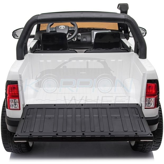 Ηλεκτροκίνητο Αυτοκίνητο Toyota Hilux Original License 12V - Λευκό | Skorpion Wheels - 52470741