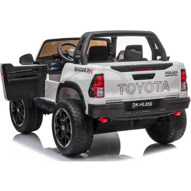 Ηλεκτροκίνητο Αυτοκίνητο Toyota Hilux Original License 12V - Λευκό | Skorpion Wheels - 52470741