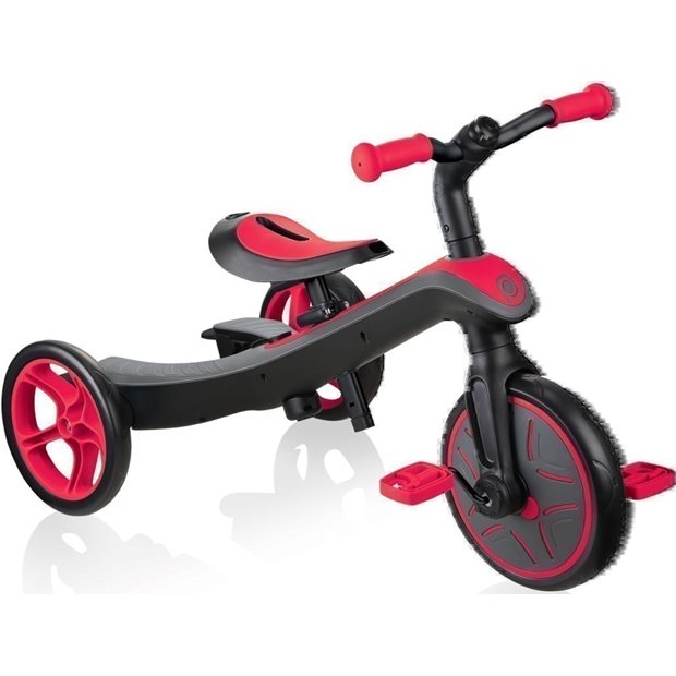 Παιδικό Τρίκυκλο Ποδήλατο Globber Trike Explorer 4 Σε 1 Κόκκινο - 632-102