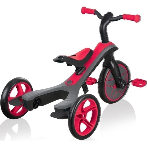 Παιδικό Τρίκυκλο Ποδήλατο Globber Trike Explorer 4 Σε 1 Κόκκινο - 632-102