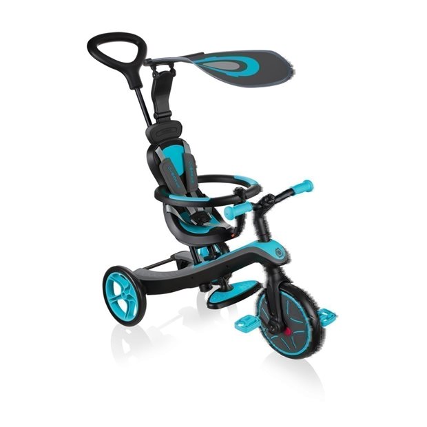 Παιδικό Τρίκυκλο Ποδήλατο Globber Trike Explorer 4 Σε 1 Γαλαζοπράσινο - 632-105