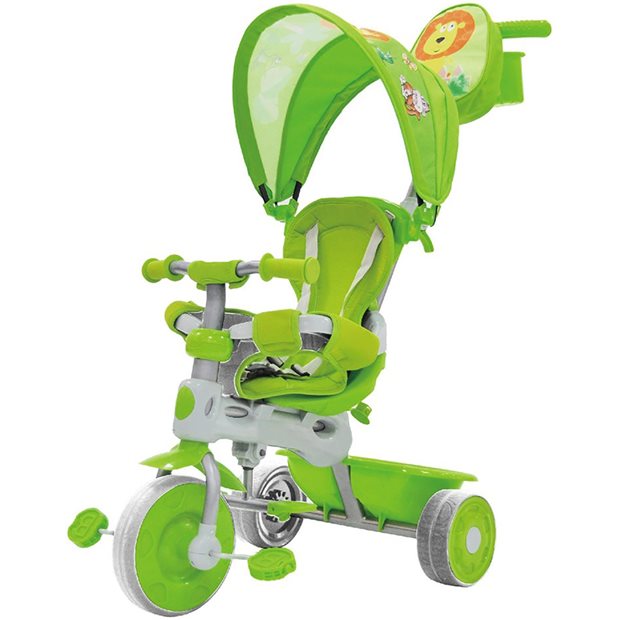 Παιδικό Τρίκυκλο Ποδήλατο Skorpion Wheels Deluxe 3 Σε 1 Πράσινο - 9032
