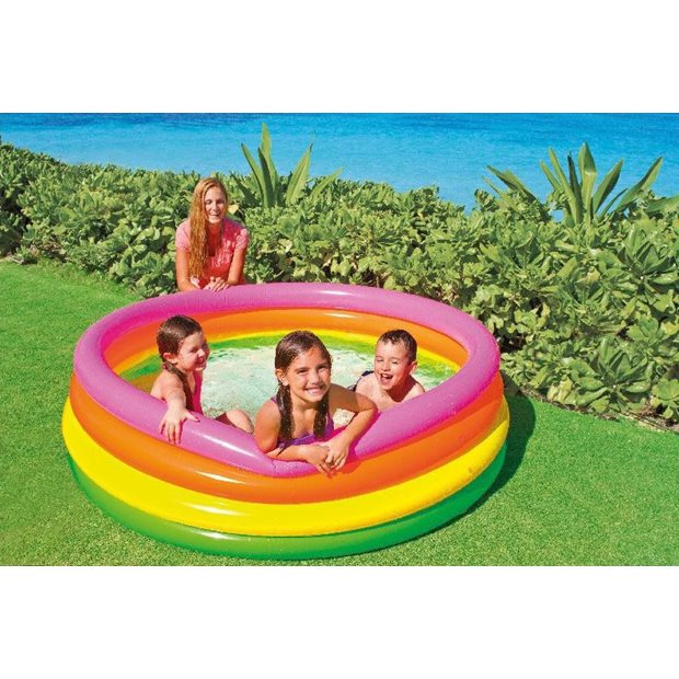 Πισίνα Φουσκωτη Sunset Glow Πολυχρωμη Intex - 56441