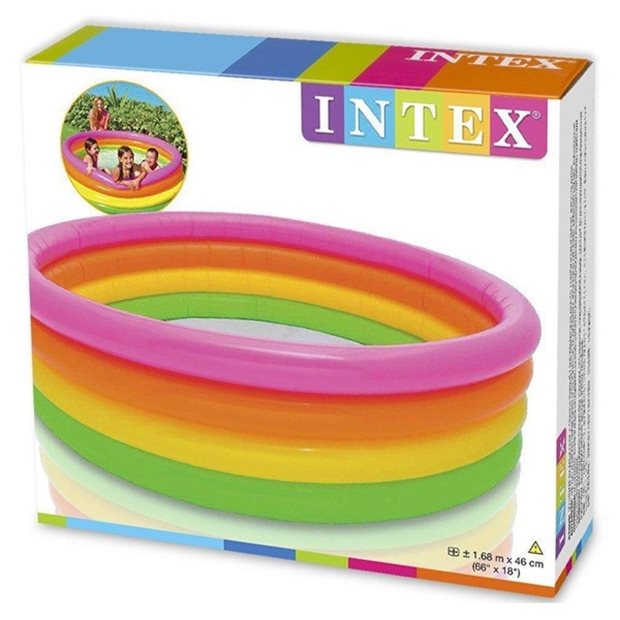 Πισίνα Φουσκωτη Sunset Glow Πολυχρωμη Intex - 56441