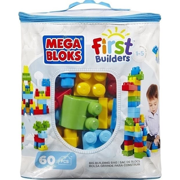 Fisher Price Mega Bloks Τουβλακια Σε Τσαντα 60pcs - DCH55