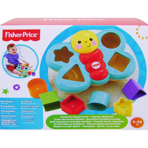 Fisher Price Πεταλουδα Με Σχηματα - CDC22