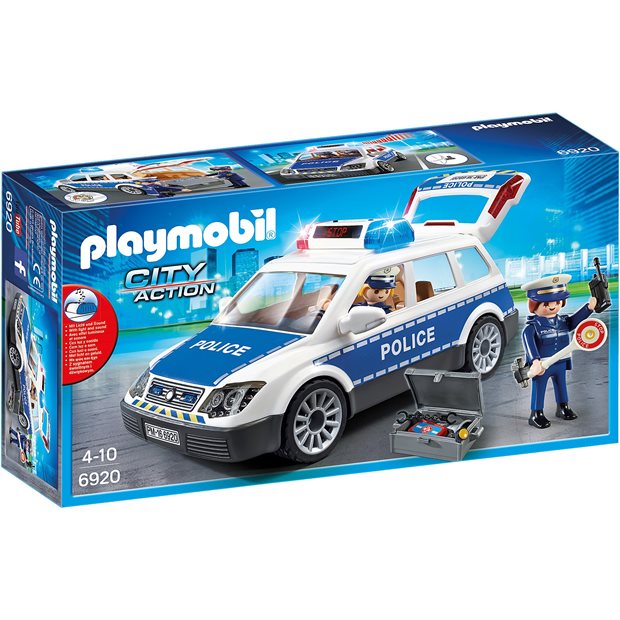 Playmobil City Action Περιπολικό Όχημα Με Φάρο Και Σειρήνα - 6920