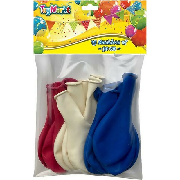 Μπαλονια Σετ Σε 3 Χρωματα 15Tμχ 30cm - 71-85