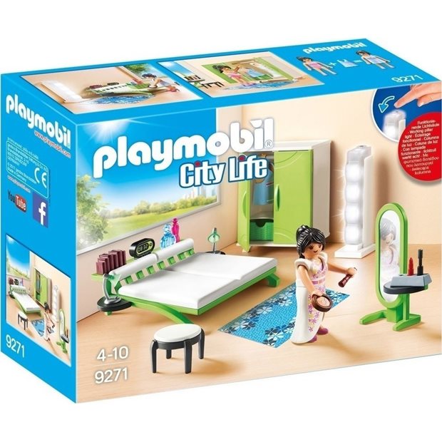 Playmobil City Life Μοντέρνο Υπνοδωμάτιο - 9271