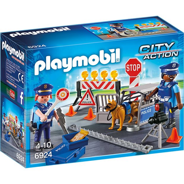 Playmobil City Action Οδόφραγμα Αστυνομίας - 6924