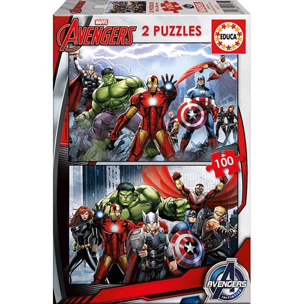 Παζλ Educa Marvel Avengers 2 x 100pcs - 15771