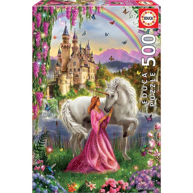 Παζλ Educa Fairy And Unicorn 500pcs - 17985