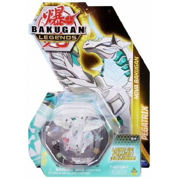 Bakugan Legends: Nova Bakugan - Pegatrix (White Transparent) - 086912