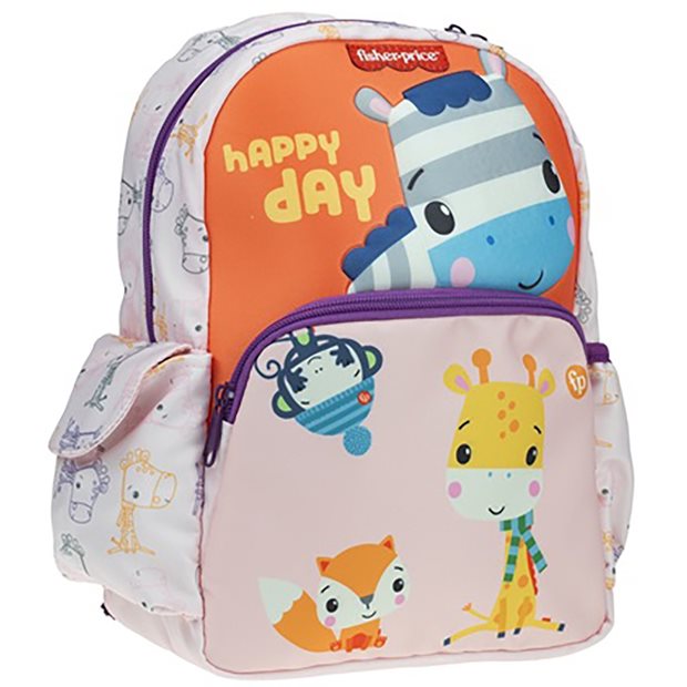 Σακίδιο Πλάτης Νηπίου Zebra Fisher Price 2023 - 349-43053